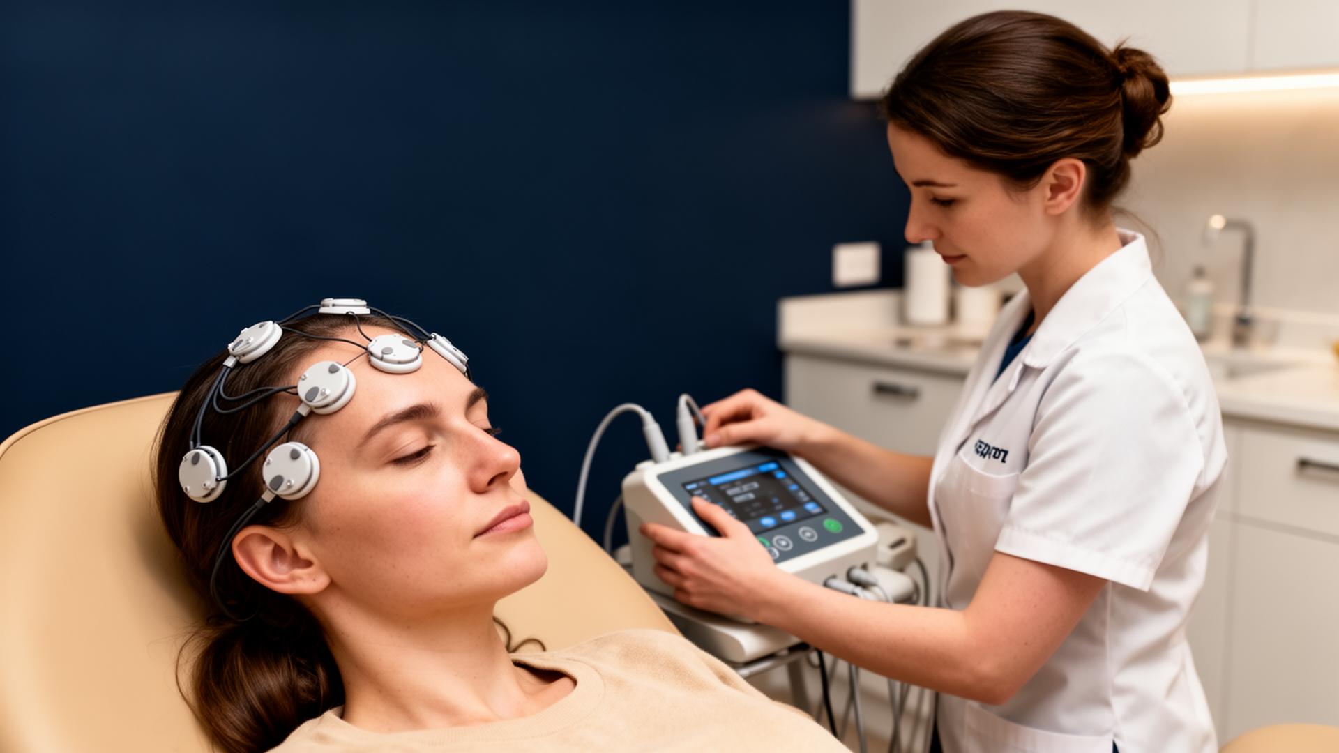 Non-invasive neuromodulation session