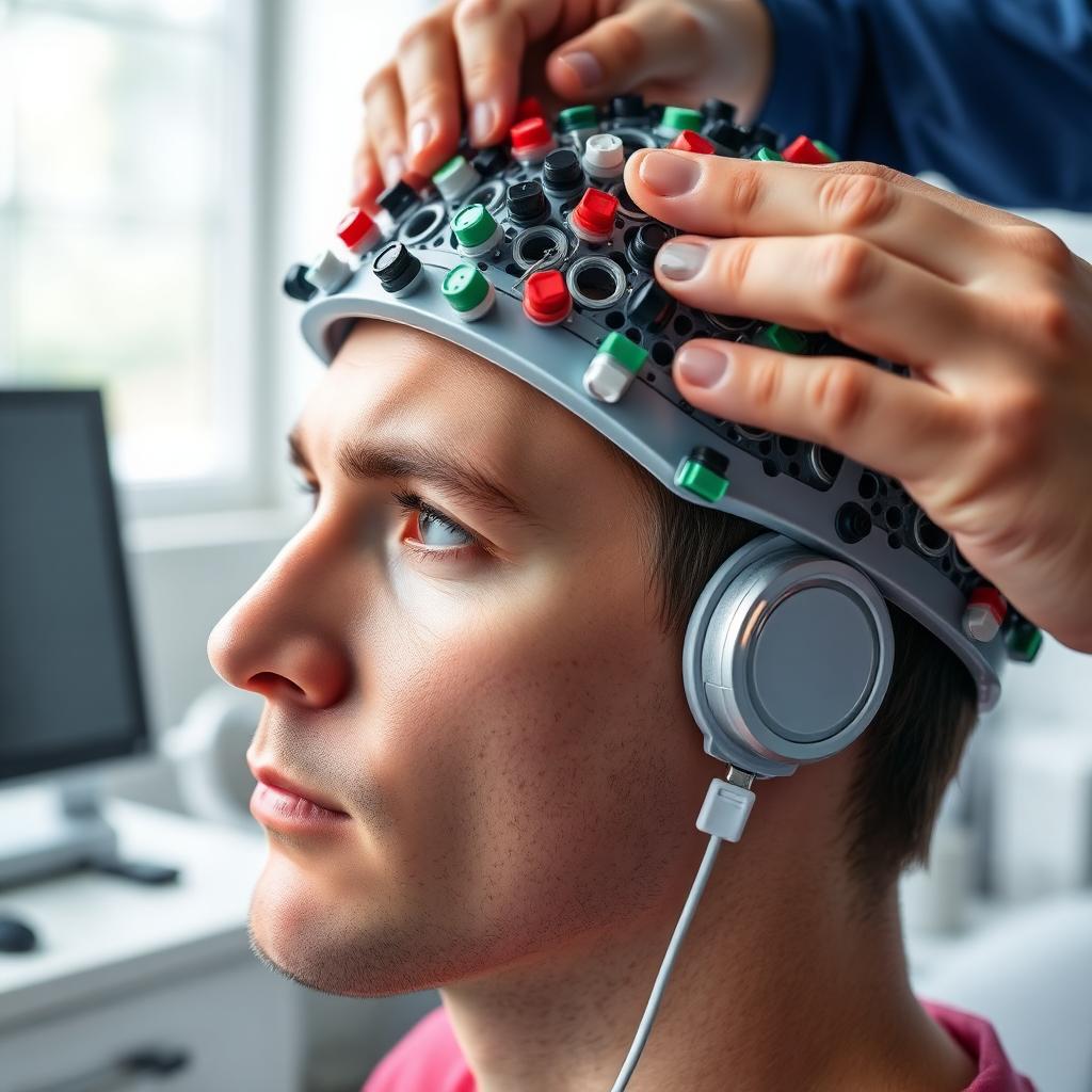 QEEG cap placement