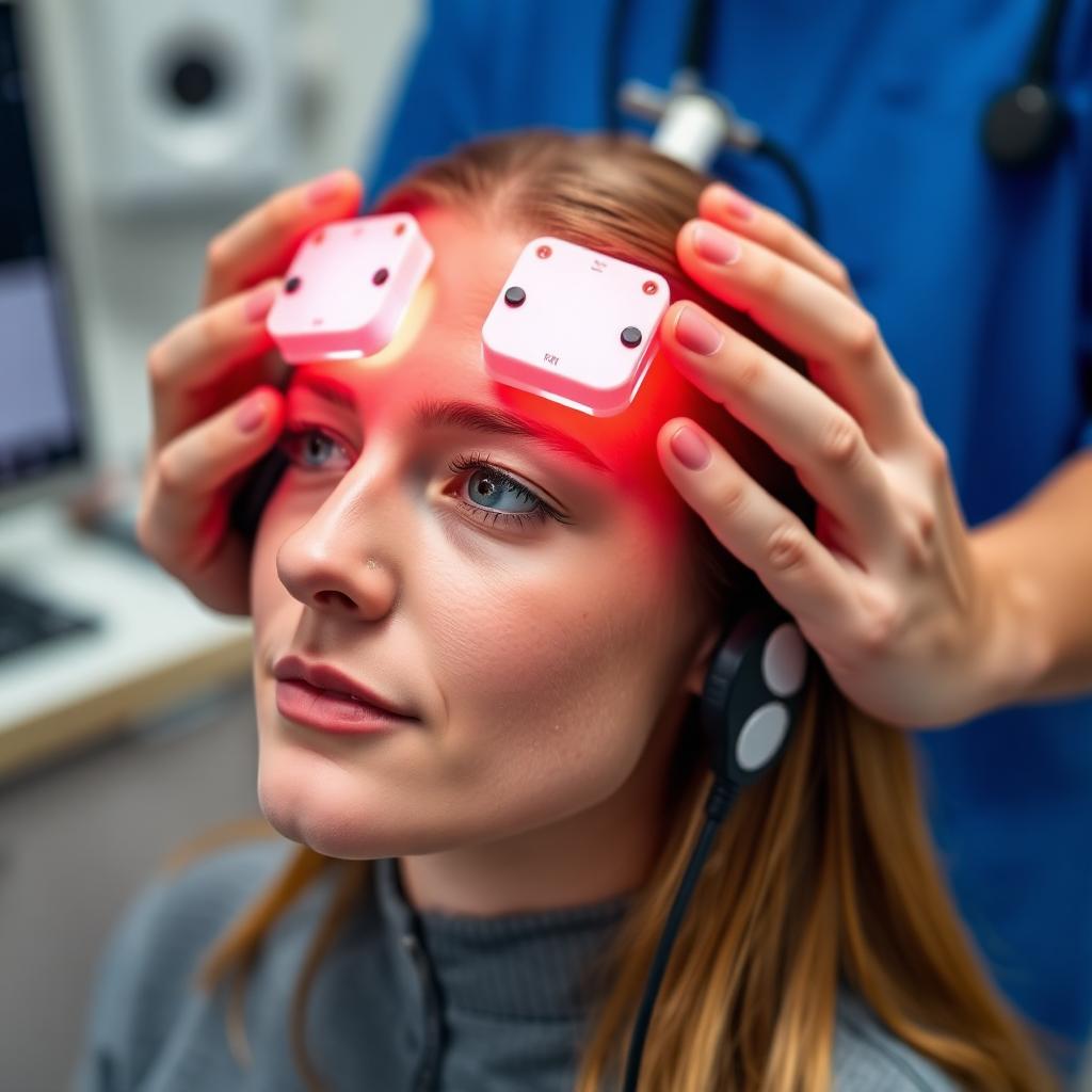 tDCS electrode setup